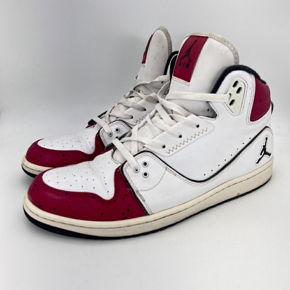 Nike Air Jordan 1 Flight 2 Men Size 13 Shoes Red University White 555798-101
